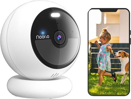 Noorio 1080P Battery Security Camera, Outdoor Magnetic, IP66