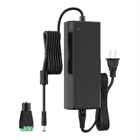 BTF-LIGHTING 24V 5A 120W Power Supply ETL Listed 100-240V AC-DC 5.5x2.1mm
