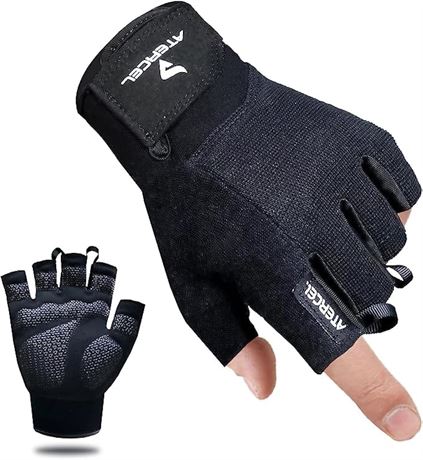 Atercel Workout Gloves for Men and Women, Breathable Snug Fit