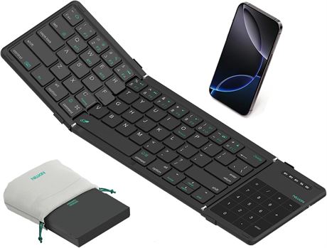 Nillkin Cube Pocket Foldable Keyboard with Touchpad & Number Pad, Bluetooth
