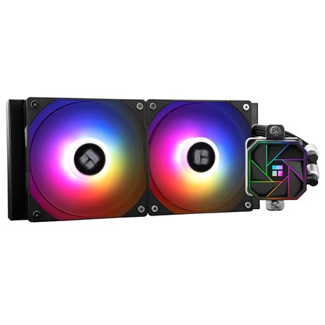 Thermalright Aqua Elite 240 V3 Water Cooler, ARGB Fans, AMD/AM4/AM5