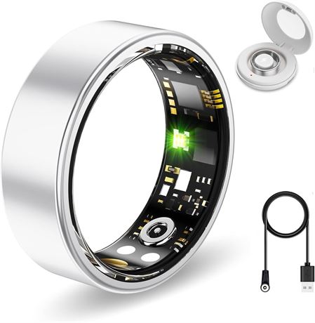 Smart Ring Health Tracker, Activity Monitor, Waterproof Sleep Tracker