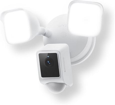 WYZE Projecteur avec cam ra Floodlight v2, 2800 lm, 2K HD, 160