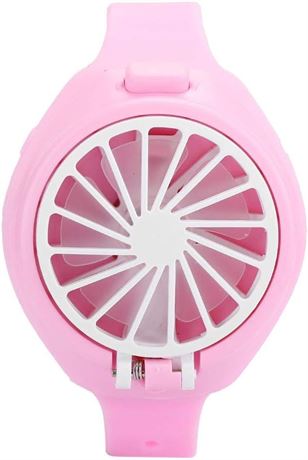 USB Watch Fan, Wearable Handheld Mini 3-Speed Portable Fan