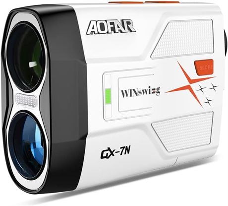 AOFAR GX-7N AI Golf Rangefinder Slope Mode Flag Lock Pulse Scan Continuous Tech