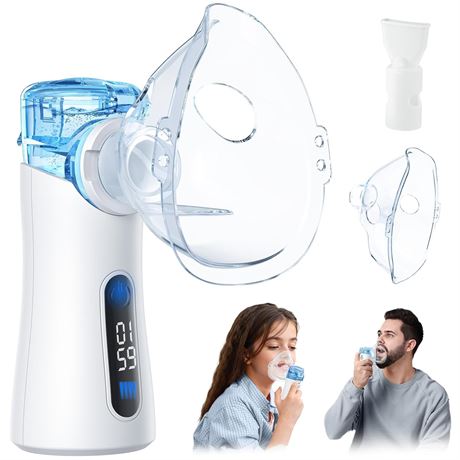 Nébuliseur portable adultes/enfants silencieux interface LED