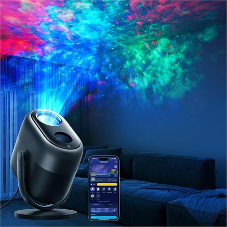 Govee Projecteur d' toiles 7 zones, Matter, 50 m , LED nuit, 18