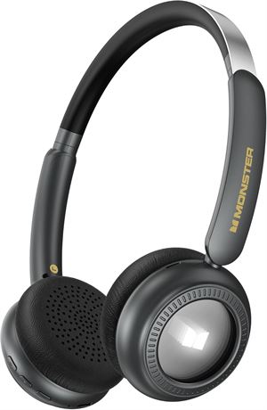 Monster N-Tune MINI 01 On-Ear Headphones - Bluetooth 6.0, 50h Playtime