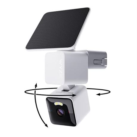 WYZE Solar Cam Pan, AI Security Camera Wireless Outdoor Battery-Powered 2K