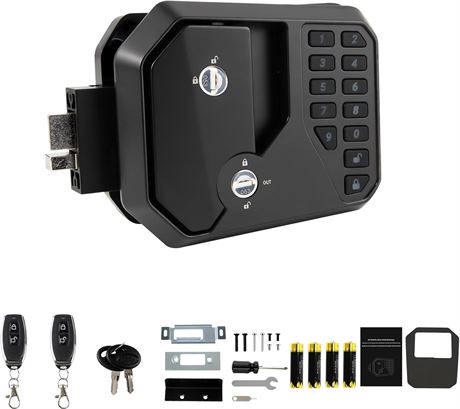 RV Keyless Entry Door Lock with Backlit Keypad and Keys