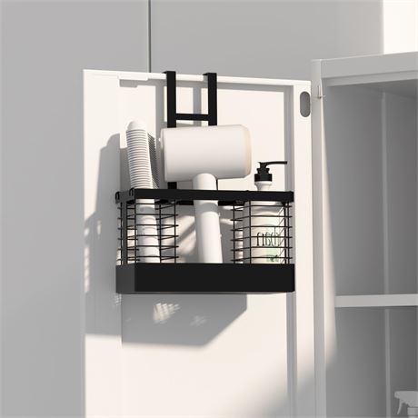 BUSOKIP Outils capillaires et s che-cheveux   porte-armoire r glable noir
