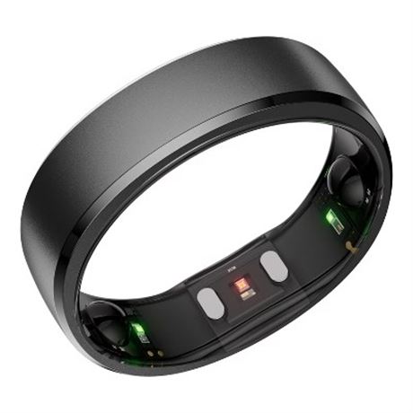 RingConn Gen 2 Smart Ring with Sleep Apnea Monitoring (Size 9, Black)
