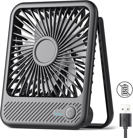 Koonie mini ventilateur bureau USB inclinable silencieux