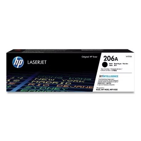 HP Inc. 206A, Black Original LaserJet Toner Cartridge W2110A