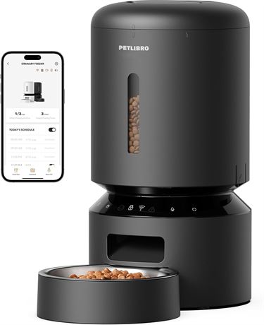 PETLIBRO Automatic Cat Feeder with 5G WiFi, APP Control, 1-10 Meals/Day