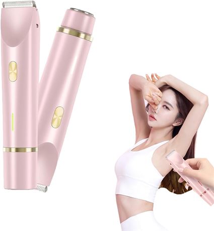 Rasoir IUI Beauty 2-en-1 bikini indolore IPX7 étanche - Rose