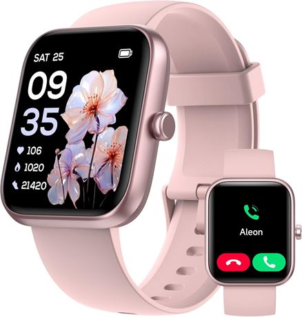 Smart Watch with Alexa Built-In, Bluetooth Call, 1.83" Fitness Tracker