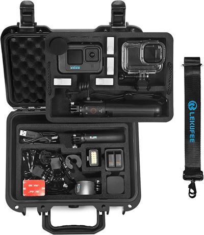 Lekufee Coque rigide  tanche Compat GoPro Hero 13/12/11/10/9/8 et Media Mod