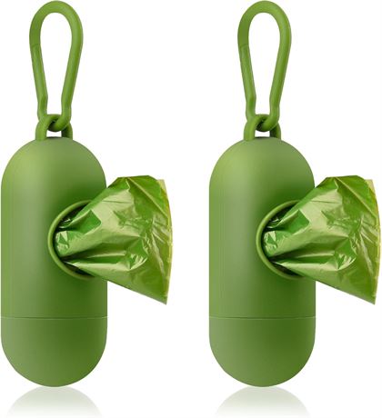 Biobased Dog Poop Bags, 30 Count, 2 Rolls, Extra Thick, Scented 9x13