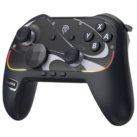 EasySMX S10 Switch Controller for Switch 2/PC, Anti-Drift TMR, RGB D-Pad