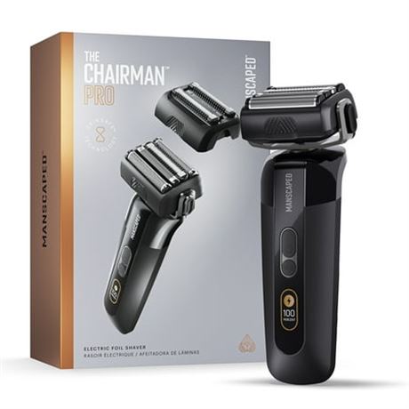 MANSCAPED The Chairman PRO Foil Shaver Black