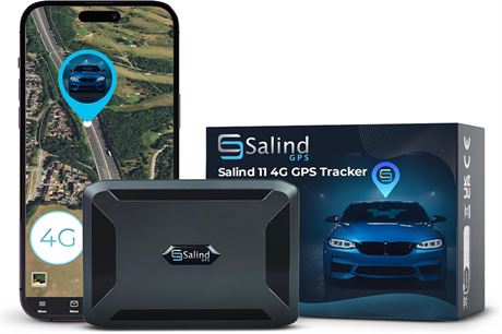 SALIND GPS Magnetic Tracker, 70-day battery, 4G LTE car Tracker with Magnet
