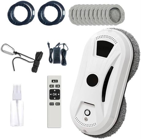 Automatic Window Cleaning Robot with 2800Pa Suction, Edge Detection, Remote