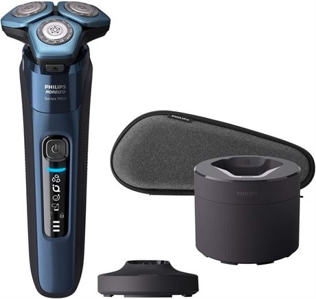 Philips Norelco Shaver 7700 S7782/85 Wet Dry SenseIQ Pop-up Trimmer Charger