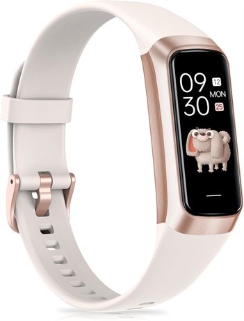 Fitness Tracker with HR, Blood Pressure, Sleep, 1.1in AMOLED Screen