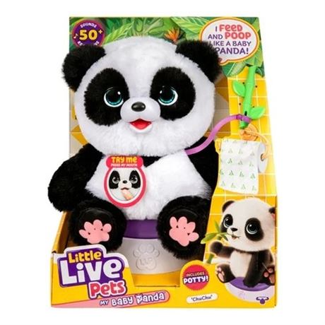 Little Live Pets My Baby Panda ChuChu, Interactive Pet, 50+ Sounds
