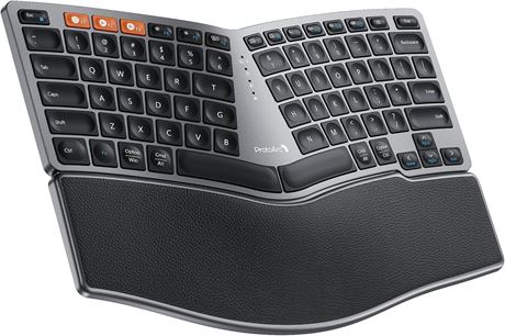 ProtoArc EK04 Mini Bluetooth Keyboard, Wireless, Split, Rechargeable