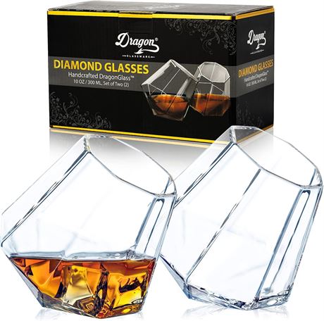 Verres à whisky Dragon Glassware Diamond 300ml lot 2
