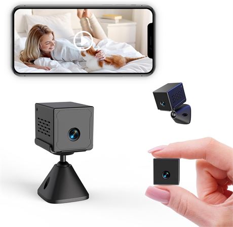 2025 Upgraded Mini Camera 5G WiFi 4K Nanny Cam with App Night Vision