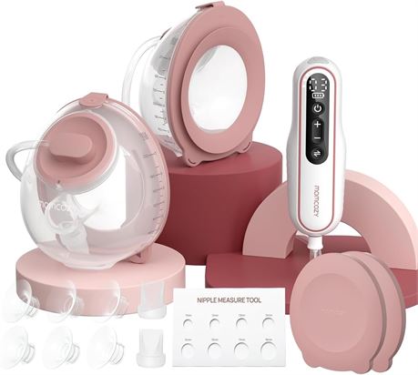 Momcozy Breast Pump V2 Pro Ultra-Lightweight Hands-Free Portable DoubleFit