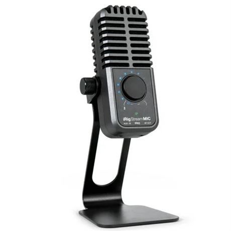 IK Multimedia iRig Stream Mic Pro, USB Microphone for Streaming & Podcast