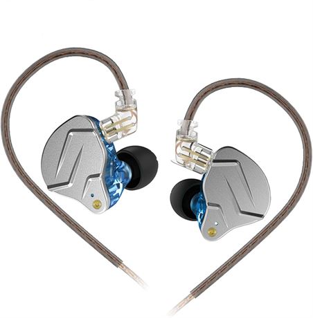 KZ ZSN PRO écouteurs intra-auriculaires HiFi, câble détachable, bleu