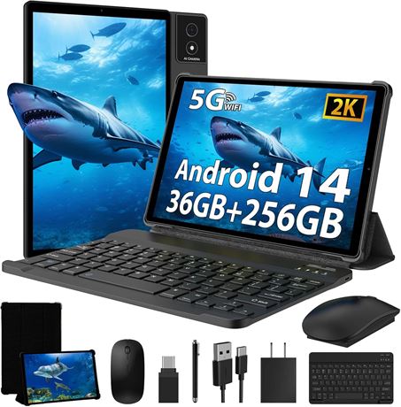 Tablette BEYODFU Android 14 10.4" 36Go+256Go 2K Clavier