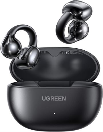 UGREEN Open Ear Wireless Headphones Bluetooth 5.4, 12mm Driver, 30h Playtime