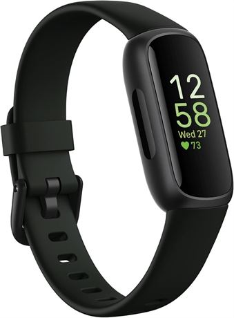 Fitbit Inspire 3 Tracker, Stress & Sleep Monitoring