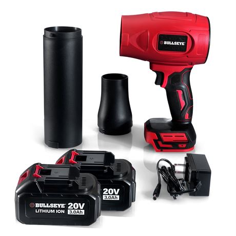 Bullseye Blower 20V 24,000 RPM 200 CFM Cordless Leaf Blower + 3.0Ah Battery