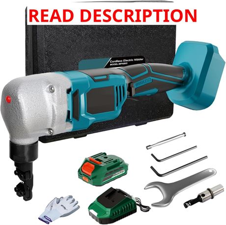 Cisaille électrique métal sans fil compatible Makita coupe acier aluminium