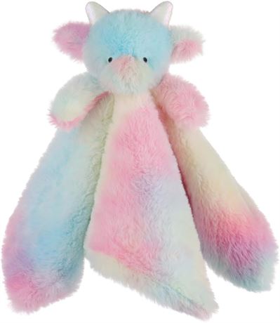 Apricot Lamb Dragon Lovey Blanket for Babies 13.8", Plush Security Toy