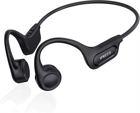 IFECCO Bone Conduction Headphones Bluetooth 5.4, IPX6, 10h Playtime