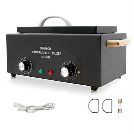 High-Temp Metal Tool Cleaning Box 110V 300W 1.5L with Timer