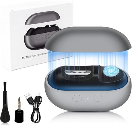 Electric Nail Clipper 3-in-1 with LED Light, Scraps Storage, Seniors