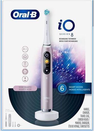 Oral-B iO Series 8 Electric Toothbrush with 2 Replacement Brush Heads
