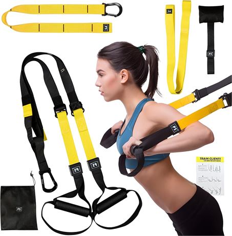 OKSTENCK Suspension Training Kit Adjustable Resistance Straps Home Gym