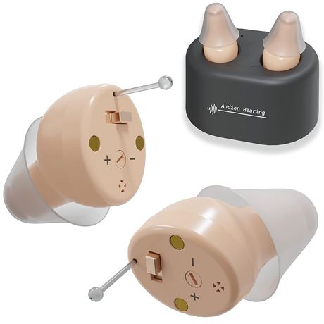 Audien Hearing ATOM Rechargeable Hearing Amplifier for Aid and Assist