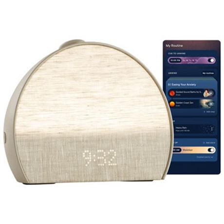 Hatch Restore 3 Smart Sound Machine Sunrise Alarm Clock - Geige