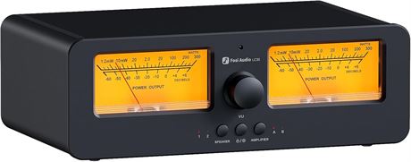 Fosi Audio LC30 VU Meter Amplifier and Speaker Switch Box with Remote